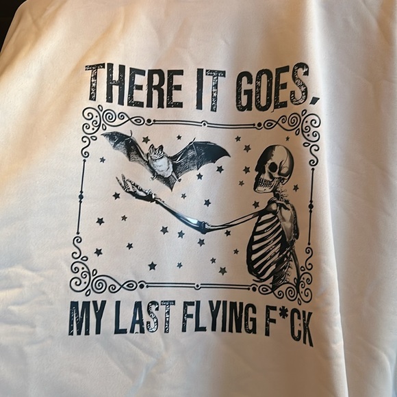 NWOT sweatshirt "there goes my last flying f*ck" - Picture 2 of 3